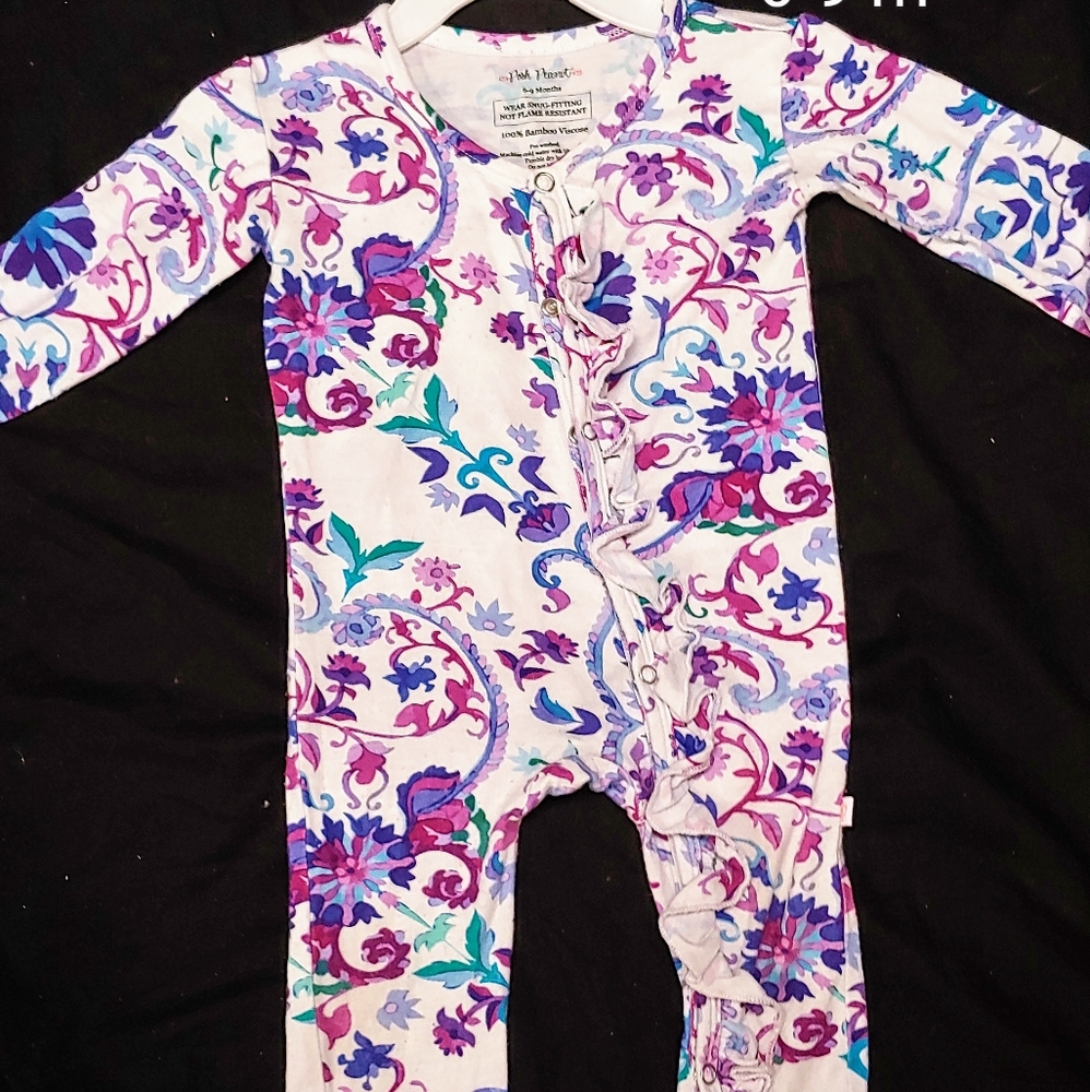 Posh Peanut Mandala one piece with head wrap